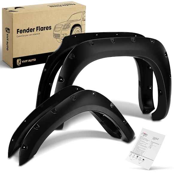 YHTFF00037 4x Front & Rear Pocket Rivet Style Fender Flare