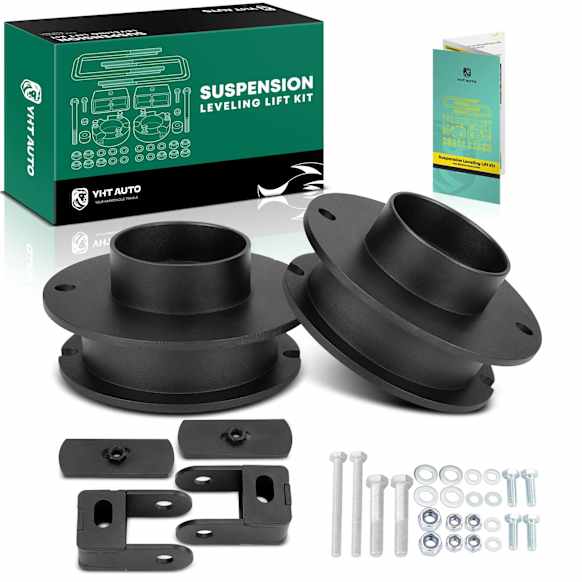 YHTSPLK0011 2-inch Front Leveling Lift Kit + Shock Relocation Bracket