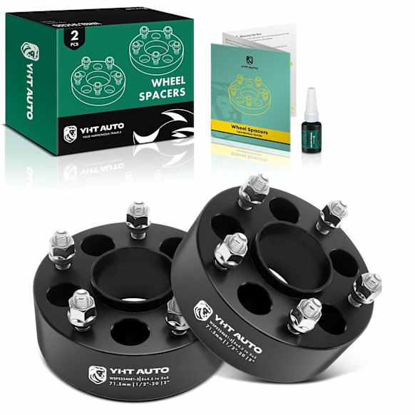 YHTWSP0524 2 Pcs 5x4.5 to 5x5 inches Wheel Adapter 1/2-20 71.5mm 2 inches