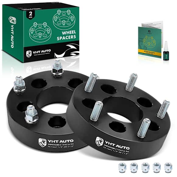 YHTWSP0526 2 Pcs 5x4.5 to 5x5.5 inches Wheel Adapters 1/2-20 73.1mm 1.5 inches