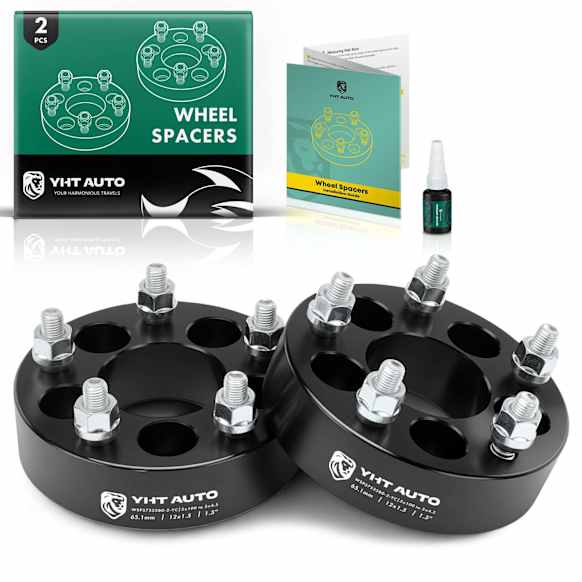 YHTWSP0566 2 Pcs 5x100mm to 5x4.5 inch Wheel Adapter M12x1.5 65.1mm 1.5 inch