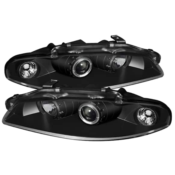 5011473 Driver and Passenger Side Halogen Headlight, With bulb(s), Clear Lens, Black Interior, Signature Series