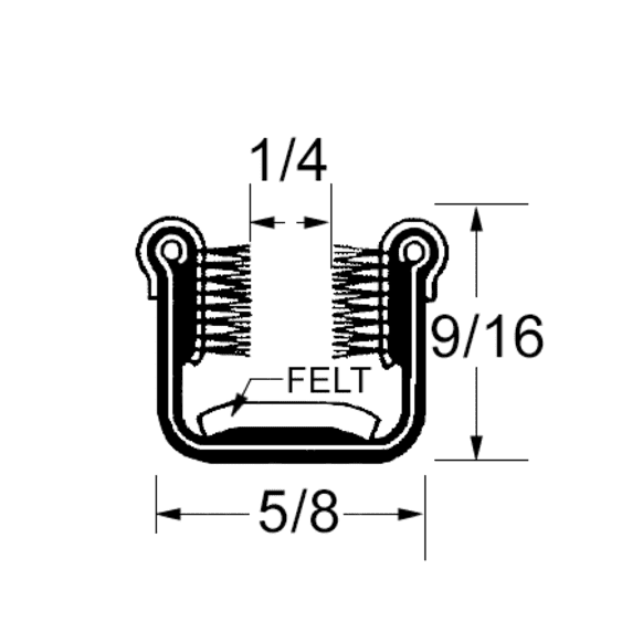 75 0014 Universal Beltline Molding, Sold Individually