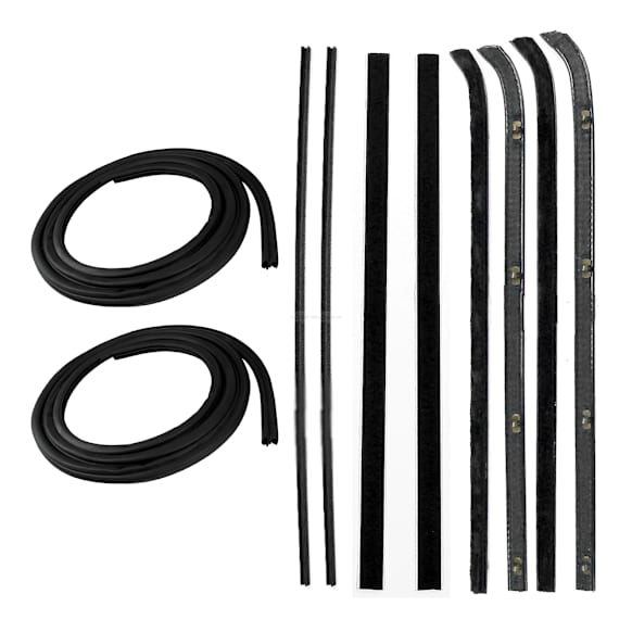 1963 GMC 1000 Series - Door Seal, Front Door, Left and Right, For Models With Metal Framed Door Glass, Kit, OE Series