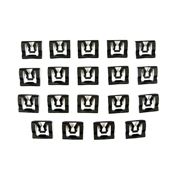 1966 Ford Falcon - Molding Clip, 2-Door, Coupe, Set of 19