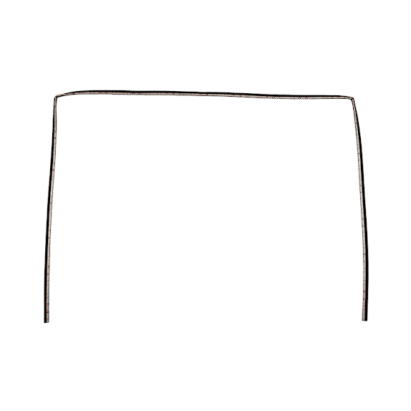 USM F4831 Windshield Molding