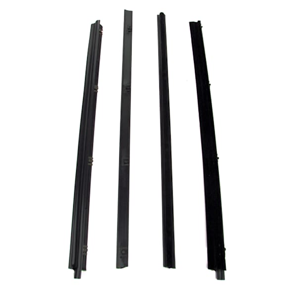 1986 Jeep CJ7 - Beltline Molding, Front Door, Left and Right Hand, For Models With Vent Windows