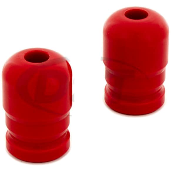1-1303 Front Bump Stop - Red, Polyurethane, Direct Fit, Set of 2