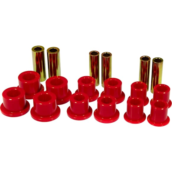 6-1025 Leaf Spring Bushing - Red, Polyurethane, Direct Fit, Kit