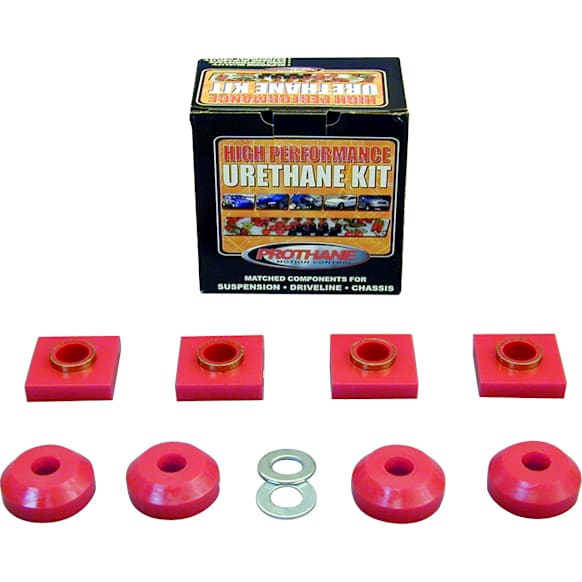 6-1601 Transfer Case Mount - Red, Polyurethane, Direct Fit
