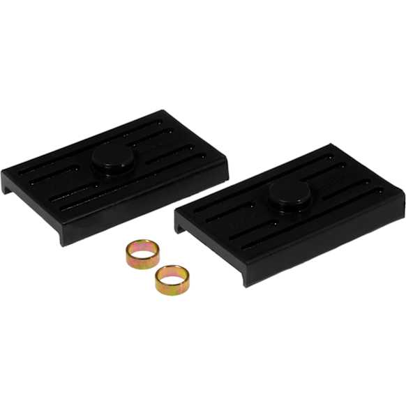 7-1702-BL Leaf Spring Insulator - Black, Polyurethane, Direct Fit