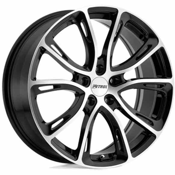 1775P5A355100B72 Aluminum Black Wheel, 17 in. X 7.5 in., 5 x 4.5 in. Bolt Pattern