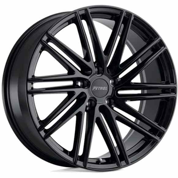 1780P1C405114B76 Aluminum Black Wheel, 17 in. X 8 in., 5 x 114.3 mm Bolt Pattern