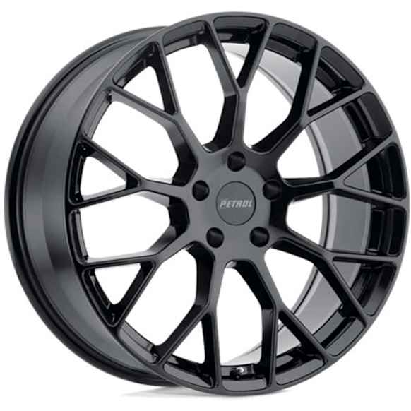 1780P2B355120B76 Aluminum Black Wheel, 17 in. X 8 in., 5 x 114.3 mm Bolt Pattern
