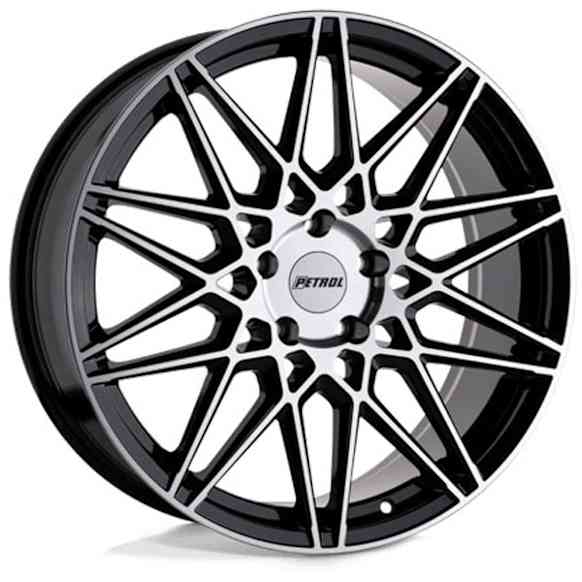 1880P3C355120F76 Aluminum Black Wheel, 18 in. X 8 in., 5 x 4.5 in. Bolt Pattern