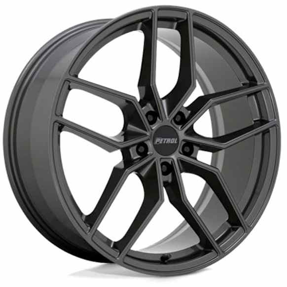 1980P5C355120G76 Aluminum Gunmetal Wheel, 19 in. X 8 in., 5 x 4.5 in. Bolt Pattern