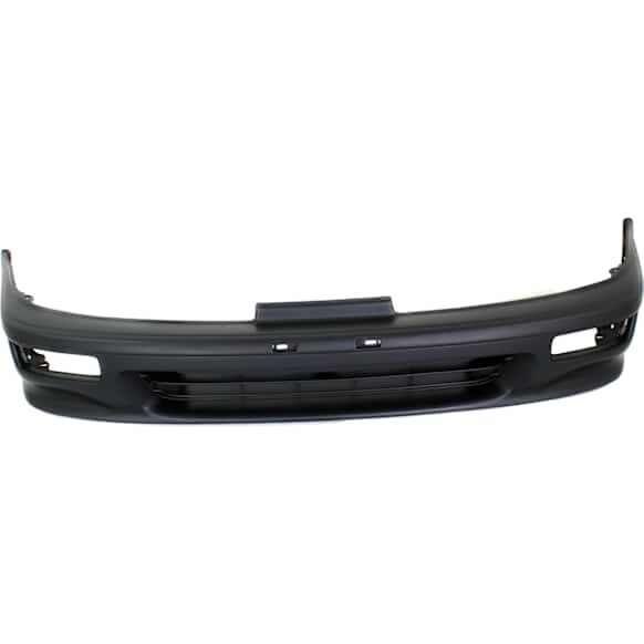 Front Primed Bumper Cover, With Fog Light Holes, Without Parking Aid Sensor Holes, With turn signal light holes