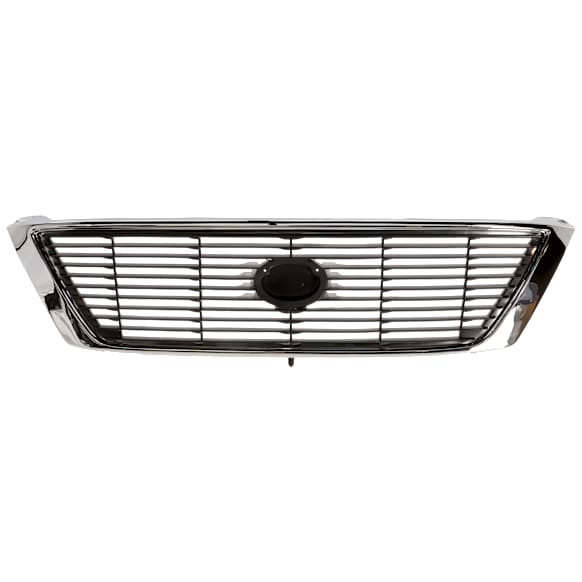 Grille, Chrome Shell with Painted Dark Gray Insert, 6 Cyl., 3.0L Engine