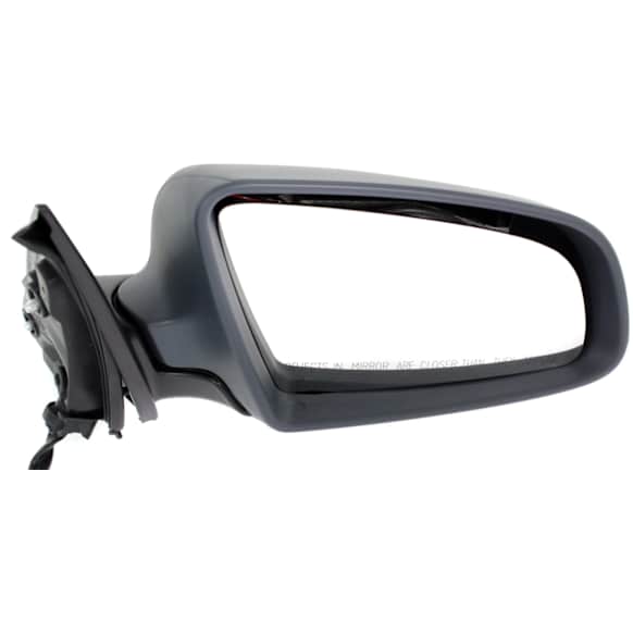 Passenger Side Mirror, Power Adjust, Manual Folding, Heated, Light textured, No Signal Light, No Memory, With Puddle Light, No Auto-Dimming, No Blind Spot Feature, Base Model