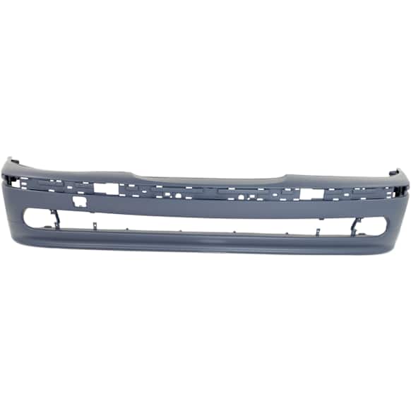 Front Primed Bumper Cover, Base Model, With Molding Holes, Without Headlight Washer Holes