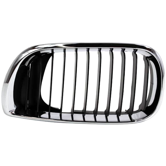 Grille Assembly, Chrome Shell With Primed Insert