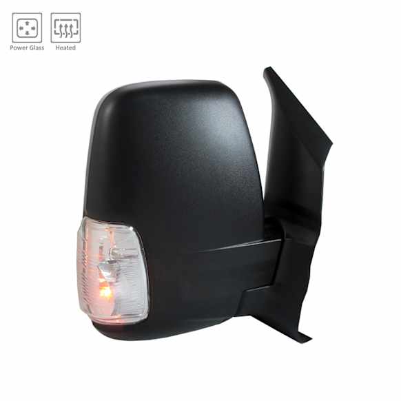 Passenger Side Non-Towing Mirror, Power Adjust, Heated, Power Folding, Textured Black