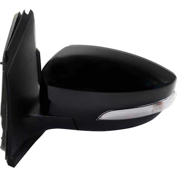 Driver Side Mirror, Power Adjust, Heated, Manual Folding, Paintable, In-housing Signal Light, with Memory, with Puddle Light, No Auto-Dimming, with Blind Spot Detection in Glass