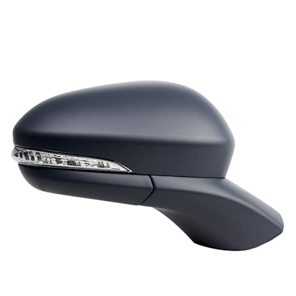Passenger Side Mirror, Power Adjust, Heated, Power Folding, Gray, In-housing Signal Light, With Memory, With Puddle Light, No Auto-Dim, With Blind Spot Detection in Glass