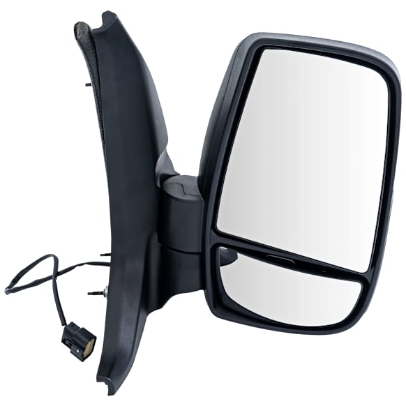 Passenger Side Mirror, Power Adjust, Non-Heated, Manual Folding, Textured Black