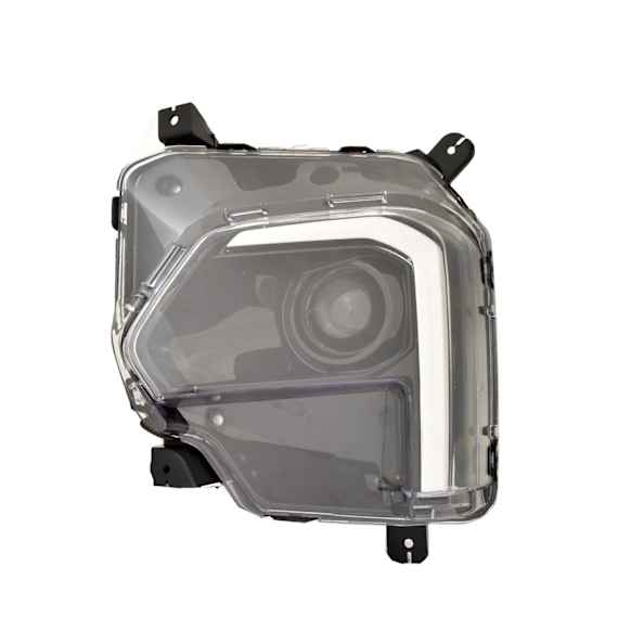 Driver Side LED Headlight, With bulb(s), Clear Lens, Black Interior,, CAPA Certified
