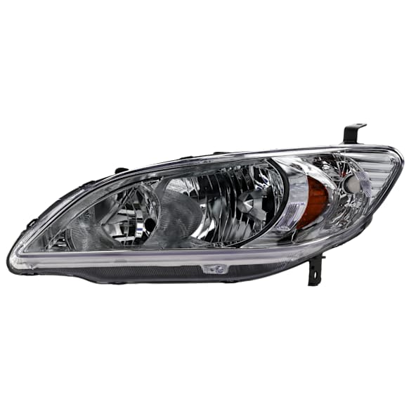 Driver Side Halogen Headlight, Without bulb(s), OE Replacement