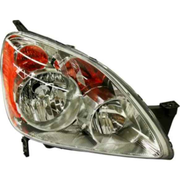 Passenger Side Headlight, without Bulb, Halogen, Clear Lens