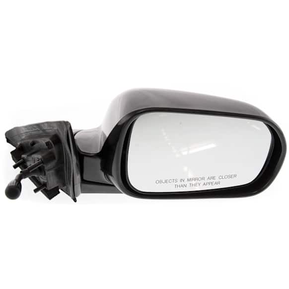 Sedan Passenger Side Mirror, Manual Adjust, Non-Heated, Manual Folding, Paintable, No Signal Light, No Memory, No Puddle Light, No Auto-Dim, No Blind Spot Feature