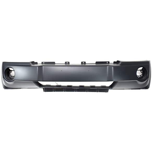 Front Primed Bumper Cover, Except SRT-8 Model, With Fog Light Holes, Without Molding Holes and Parking Aid Sensor Holes, CAPA CERTIFIED