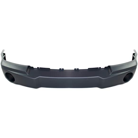 Front Primed Bumper Cover, Except SRT-8 Model, With Molding Holes and Fog Light Holes, Without Parking Aid Sensor Holes, CAPA CERTIFIED