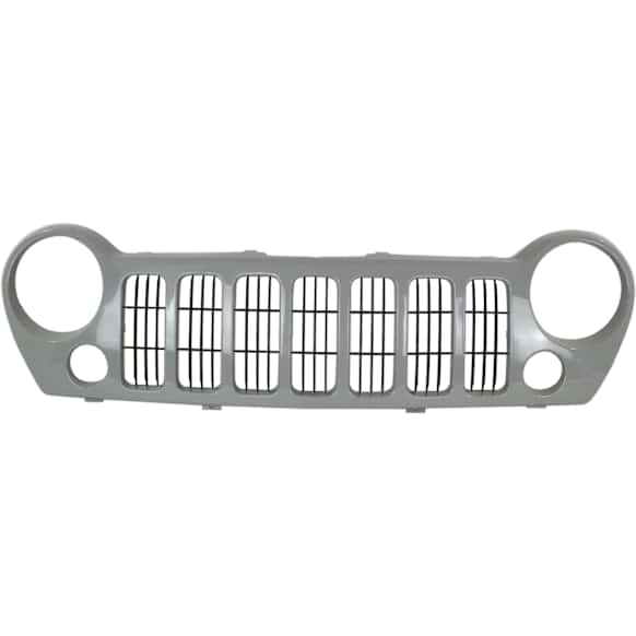 2005 Jeep Liberty Sport - Grille Assembly, Paintable, For Models With Fog Lights, CAPA Certified
