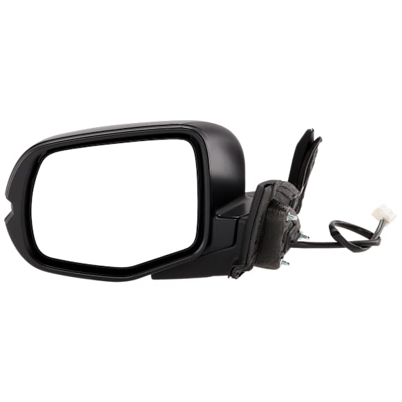 Driver Side Mirror, Power Adjust, Non-Heated, Manual Folding, Paintable, No Signal Light, No Memory, No Puddle Light, No Auto-Dim, No Blind Spot Feature