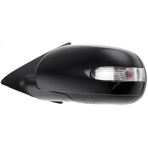 Driver Side Mirror, Power Adjust, Manual Folding, Heated, Paintable, In-housing Signal Light, No Memory, No Puddle Light, No Auto-Dimming, No Blind Spot Feature