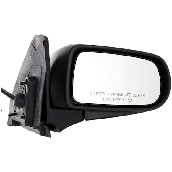 Passenger Side Mirror, Power Adjust, Manual Folding, Non-Heated, Paintable, No Signal Light, No Memory, No Puddle Light, No Auto-Dimming, No Blind Spot Feature
