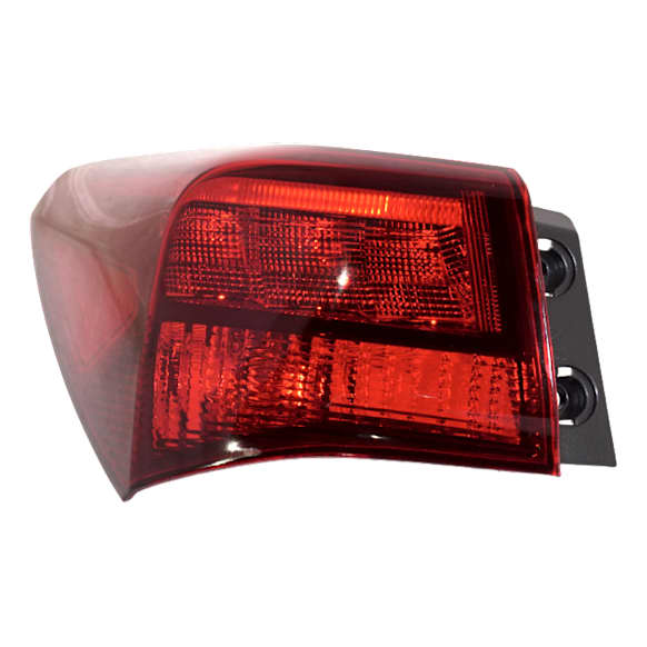 Driver Side, Outer Tail Light, with Bulb, Halogen, Clear Lens, SH-AWD Model