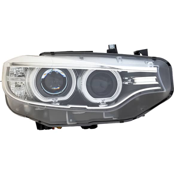 Passenger Side Headlight, without Bulb, HID/Xenon, Clear Lens
