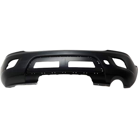 Rear Primed Bumper Cover, Without Parking Aid Sensor Holes, CAPA CERTIFIED