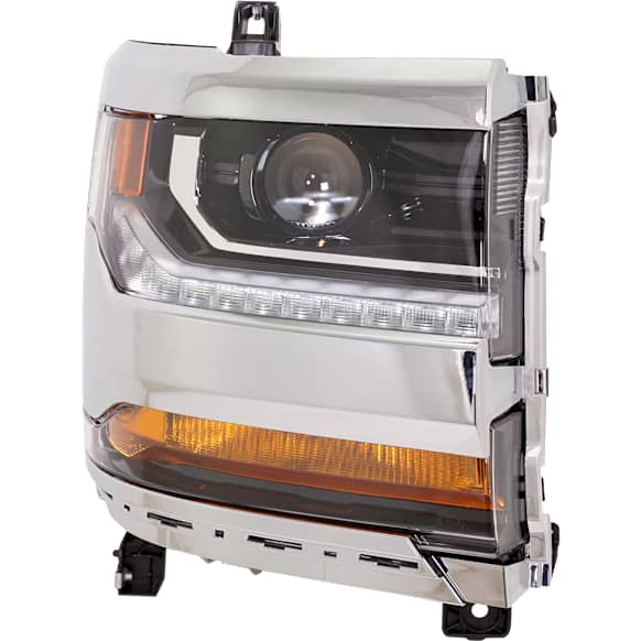 Passenger Side Headlight, without Bulb, HID/Xenon, Clear Lens, CAPA Certified