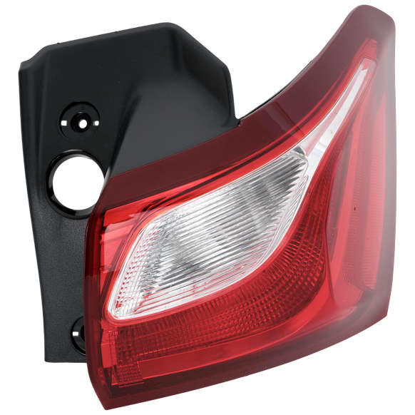 Passenger Side, Outer LED Tail Light, With bulb(s), OE Replacement, CAPA Certified