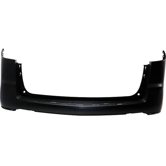 Rear, Upper Primed Bumper Cover, 6 Cyl., 3.6L Engine, Without Parking Aid Sensor Holes, CAPA Certified