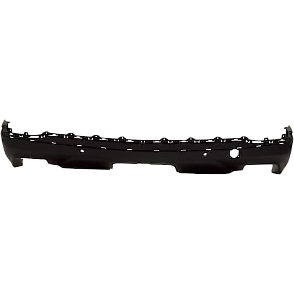 Rear, Lower Bumper Cover, Textured, With Dual Exhaust Cut Outs, CAPA CERTIFIED