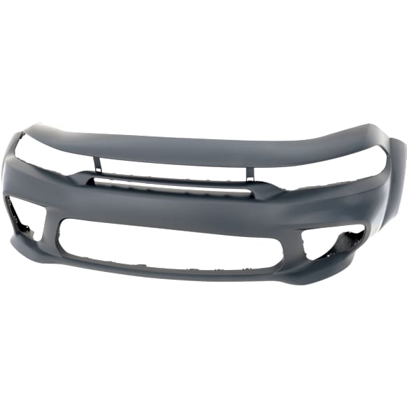 Front Primed Bumper Cover, For Models With Hood Scoop