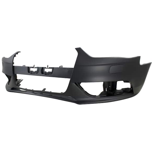 Front Primed Bumper Cover, 4 Cyl., 2.0L Engine, Sedan, For Models Without S-Line Package, With Fog Light Holes, With Headlight Washer Holes, Without Warning System
