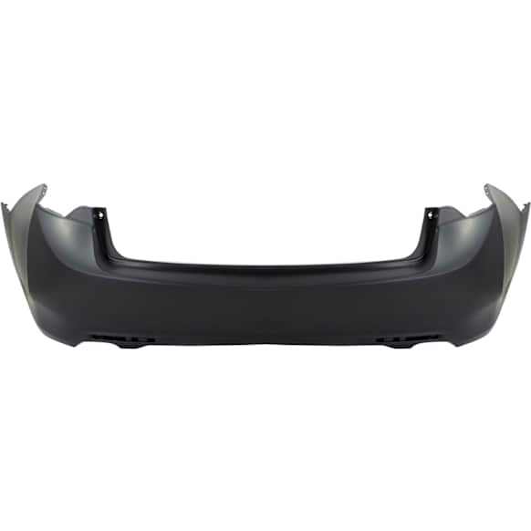 Rear Primed Bumper Cover, Base Model, Sedan, CAPA Certified