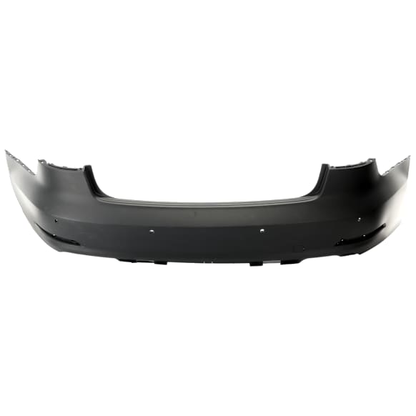 Rear Primed Bumper Cover, Convertible/Sedan, With Parking Aid Sensor Holes